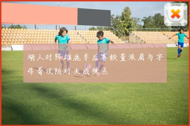 湖人对阵雄鹿季后赛较量浓眉与字母哥攻防对决成焦点