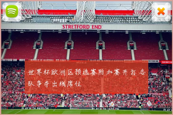 世界杯欧洲区预选赛附加赛开打 各队争夺出线席位